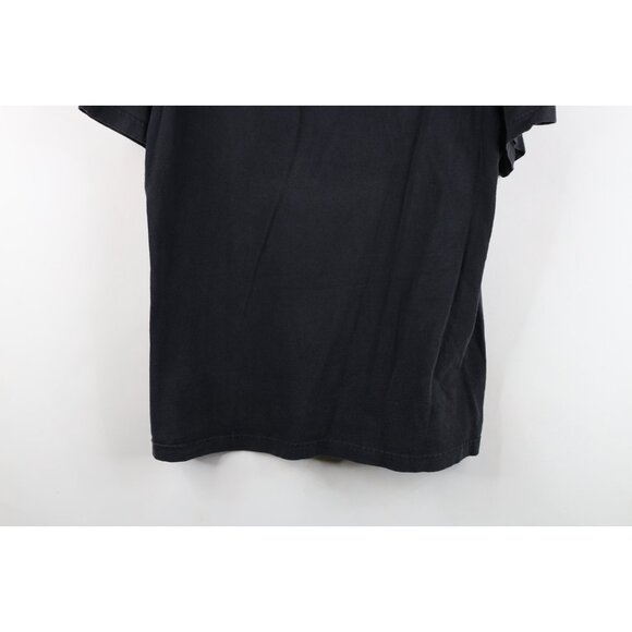 Vintage Y2K Harley Davidson Mens Large Faded Spell Out Bahamas T-Shirt Black - Picture 3 of 15